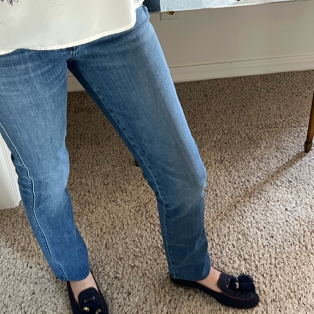 7 for all mankind SLIM ILLUSION KIMMIE STRAIGHT jeans, 
Size 24/25=XXS/XS
